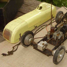 Unrestored Model Tether Car
